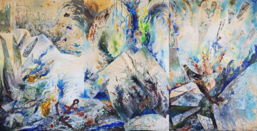 Paintings by Elena Kalman: Catastrophe and What Survives post image